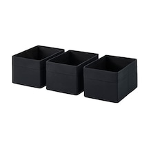 Ikea Dröna Kutu, Siyah, 18x25x15 Cm