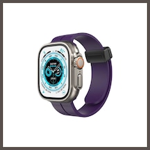 Bezos Watch 42mm Uyumlu Kr412 Elegance Stylısh Kordon - Derin Mor Nxrlvng