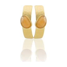 Kadir Jewellery 22 Ayar Altın Kaplama Vintage Küpe -el İşçiliği Ve Hipoalerjenik Küpe Sarı 20816375