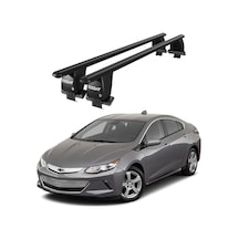 Royal Chevrolet Volt 2010-2015 Uyumlu Siyah Kilitli Ara Atkı Port Bagaj Tavan Barı