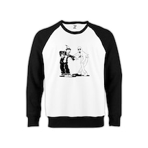 Ghostemane Duet Siyah Sweatshirt Beyaz