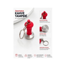 Barista Tamper Anahtarlık 3d Baskı 1.kalite Diğer