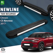 S-dizayn Citroen C3 Aircross Newline Krom Yan Basamak 183 Cm 2017