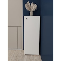 1 Kapaklı Çok Amaçlı Dolap Beyaz