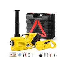 Auhma Ahj-01 5 Ton Elektrikli Hidrolik Kriko Seti - Hava Pompası 4'ü 1 Arada Araba Tamir Kiti