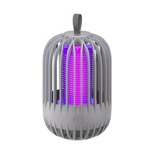 Novahub Gri Ev Sivrisinek Katili Lamba Elektrikli Sivrisinek Zapper Gece Lambası Taşınabilir Sivrisinek Tuzağı Lambası Battery Powered Gri Gri