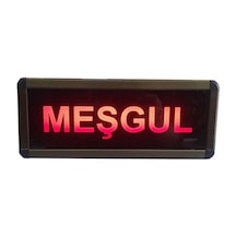 Sanec Kumandalı Ledli Meşgul Tabelası Kasa Ölçüsü: 12x30 Cm