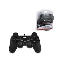 Ps3 Siyah Oyun Kolu Analog Titreşimli Usb Kablo 15 Tuş - 2 Analog - 8 Yön Tetikleyici 1.8mt Kablo 4915