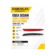 Egea Sedan Arka Tampon Reflektörü Takım 51998149 - Erb1122