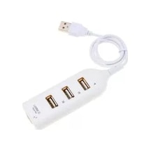 4 Port Usb Çoğaltıcı Çoklayıcı Hub Usb 2.0 Çoklama Pc Laptop - Beyaz