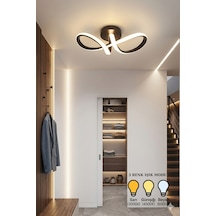 Düğüm Model Siyah Led Sarkıt Avize & Şık Ve Modern Tasarımıyla Salon , Antre Ve Hol Aydınlatma