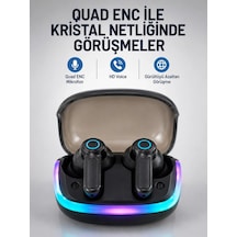Bluetooth 5.4 Kablosuz Kulaklıkquad Enc Mikrofonlu Tws Kulaklık Çok Renkli