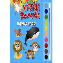 Neşeli Boyama Hayvanlar- Parıltı Yayınları