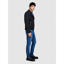 Sisley Streç Pamuklu Kemer Delikli Düz Paça Slim Fit Denim Pantolon Erkek Siyah Mix Pantolon - 324p4mqbse00o
