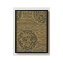 Anonim Anka Ve Ejderha Desenli Dokuma Çerçevesiz Poster 21x30 Cm A4 Geometrik Desen Etnik