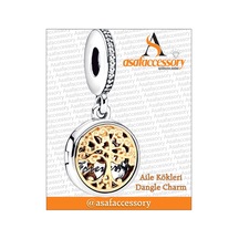 Aile Kökleri Dangle Charm Gümüş