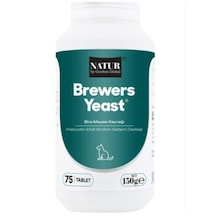 Natur Brewers Yeast Kedi Köpek Deri Tüy Sağlığı Ve Bağışıklık Destekleyici Bira Mayası 75 Tb