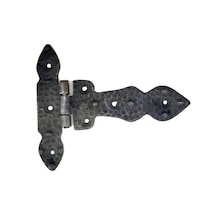 Antika Tarz Dekoratif Pirinç Kuyruklu Düğmeli Menteşe No1 - 117x142 Mm, Oksit