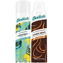 Batiste Original Kuru Şampuan 200 ML + Koyu Renk Saçlar İçin Kuru Şampuan 200 ML