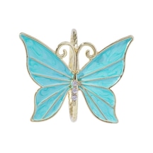 Rogfer Batı Restoran Alaşım Kelebek Peçete Yüzük Z1071-3