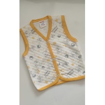 Bebek Yelek 03/3-6/6-9 ay Pamuklu Penye Sarı