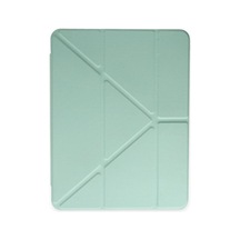Northcity Apple İpad Pro 12.9 2021 Kılıf Kalemlikli Mars Tablet Kılıfı - Açık Yeşil