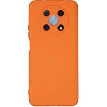 Huawei Nova Y90 Kılıf Nano İçi Kadife Silikon - E4635 Turuncu