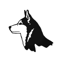 Wolf 6 Oto Sticker 20 Cm