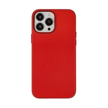 Apple Uyumlu iPhone 13 Pro Max Kılıf Asya Deri Silikon - Kırmızı 0.2M-Çok Renkli