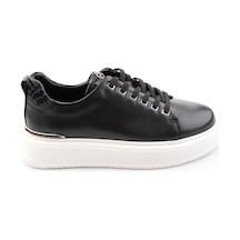 Siyah Hakiki Deri Erkek Sneaker E01398070943 Siyah Siyah Hakiki Deri Erkek Sneaker E01398070943 Siyah