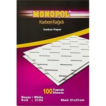 Monopol A4 Karbon Kağıdı Beyaz (5 Li Paket)