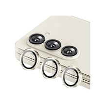Samsung Galaxy Z Fold 5 Valdez Metal Kamera Lens - Krem -