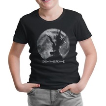 Death Note - Moon 2 Siyah Çocuk Tshirt