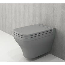 Scala Asma Klozet Mat Gri Kapak Hariç 1080-006-0128 Mat Gri
