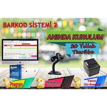 Barkodlu Satış Sistemi 2 Hemen Satışa Başlayın