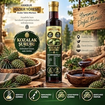 Bozkır Tahin Merkezi Geleneksel Katkısız Kozalak Şurubu Şeker İlavesiz & Koruyucu İçermez 500 ML