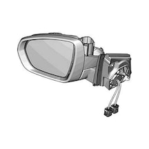 Opel Grandlandx Kapi Aynasi Sol 2018-2021 93480653 1.5 Hdı, 1.6 Cdtı
