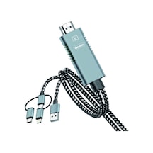 Go Des GD-8296 5 in 1 1080P HD Ses ve Görüntü Aktarıcı HDMI Kablo - Siyah ZORE-264107