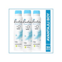 Emotion Ocean Fresh Kadın Sprey Deodorant 3 x 200 ML