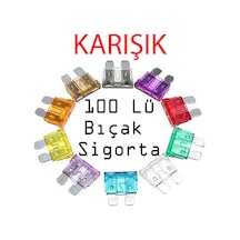 Bıçak Sigorta 100 Lü Karışık Paket Bıçak Sigorta Oto Sigorta N11.608