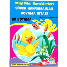 Süper Kahramanlar Boyama Kitabı (Çizgi Film Karakterleri)