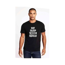 Fortnıte Baskılı Siyah Erkek Tshirt
