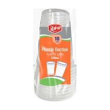Roll-up Plastik Bardak 330 Cc 10'lu 4 Adet Çok Renkli