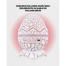 Bluetooth Bağlantılı Dinozor Yıldız Projektör Gece Lambası Ve Uyku Yardımcısı - Karışık