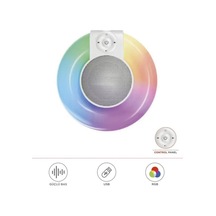 D65 Beyaz Rgb Işıklı Kablosuz Bluetooth Hoparlör