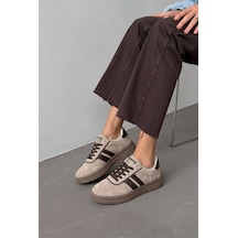 V.S.H Velvet Rota Kadın Vizon-kahverengi Sneaker Spor Ayakkabı - Kadın Günlük Ayakkabı-2521 Vizon/kahve