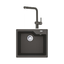 Franke Urban Ubg 610-56 Slate Grey Granit Evye Active Plus Doccia 2.0 Batarya Set Gri