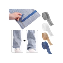 Novahub Siyah 3/10 M Kendinden Yapışkanlı Hızlı Pantolon Yapıştır Demir On Pantolon Kenar Kısaltma Jean Giyim Dikiş Makinesi Aks. 56708123