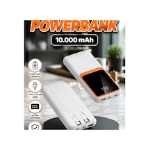 10000 Mah Powerbank Dijital Göstergeli Type-c Ve Usb Çıkışlı Renkli