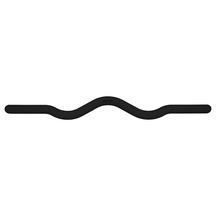 Gymo Pro Series Z-bar 25lb Ağırlık Halter Siyah